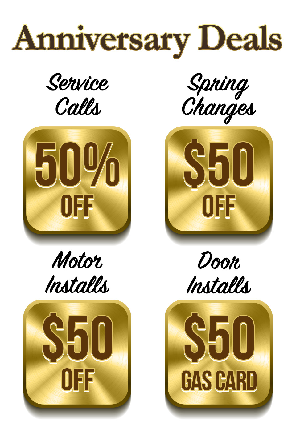 Anniversary Deals
